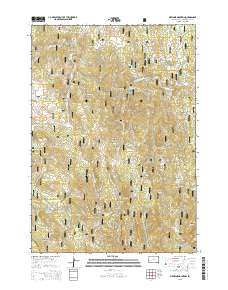 2015 Map of Medicine Mountain, 2015 Print