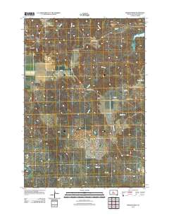 2012 Map of Mission Ridge, 2012 Print