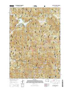 2015 Map of Mount Rushmore, 2015 Print
