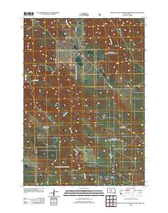 2012 Map of Mouth of East Branch War Creek, 2012 Print