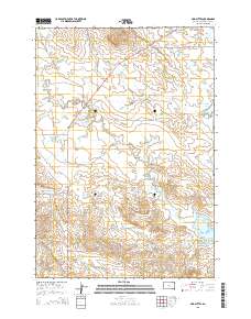 2015 Map of Mud Buttes, 2015 Print
