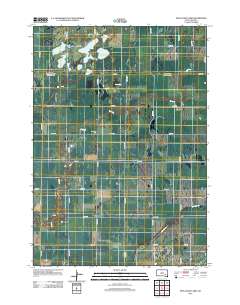2012 Map of Ness Chain Lakes, 2012 Print
