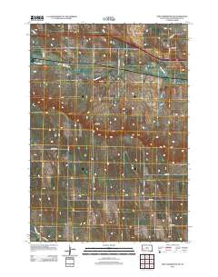 2012 Map of New Underwood SW, 2012 Print