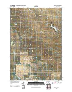 2012 Map of Newell Lake, 2012 Print