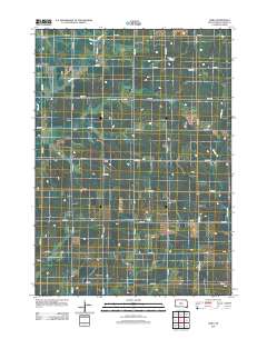 2012 Map of Nora, 2012 Print
