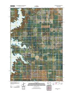 2012 Map of Okobojo SW, 2012 Print