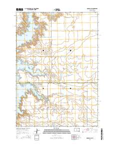 2015 Map of Okobojo SW, 2015 Print