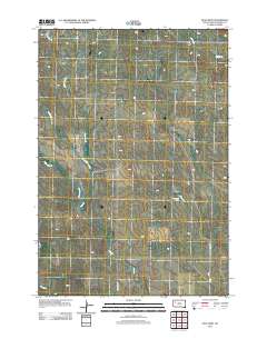 2012 Map of Opal West, 2012 Print