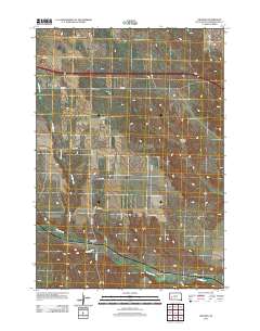 2012 Map of Owanka, 2012 Print