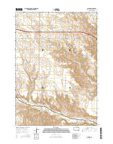 2015 Map of Owanka, 2015 Print