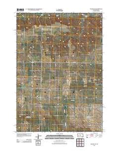 2012 Map of Owanka NE, 2012 Print