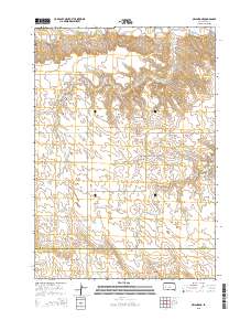 2015 Map of Owanka NE, 2015 Print