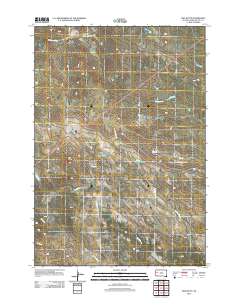 2012 Map of Owl Butte, 2012 Print