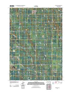 2012 Map of Parker NE, 2012 Print