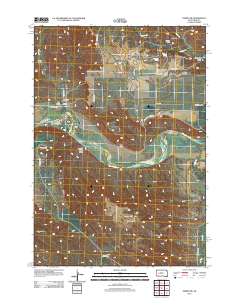 2012 Map of Pedro NW, 2012 Print