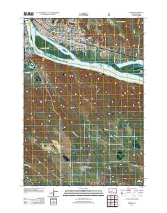 2012 Map of Pierre, 2012 Print
