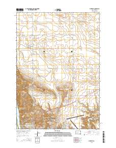 2015 Map of Pierre NE, 2015 Print
