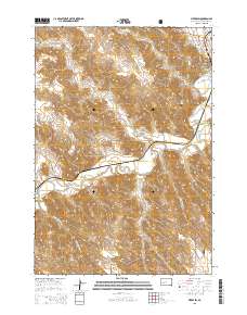 2015 Map of Pierre SW, 2015 Print