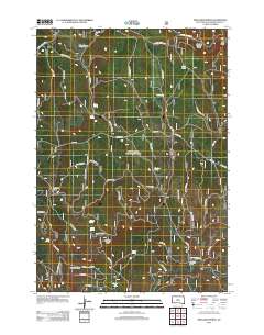2012 Map of Preacher Spring, 2012 Print