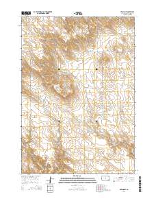 2015 Map of Presho SW, 2015 Print