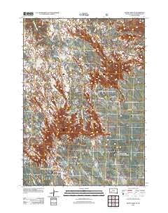 2012 Map of Quinn Table SE, 2012 Print