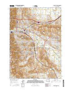 2015 Map of Rapid City East, 2015 Print