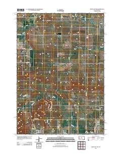 2012 Map of Rapid City NW, 2012 Print