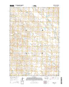 2015 Map of Reed Dam, 2015 Print