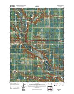2012 Map of Riverside, 2012 Print