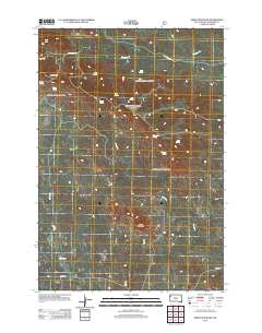 2012 Map of Sheep Mountain, 2012 Print