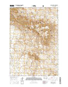 2015 Map of Sheep Mountain, 2015 Print