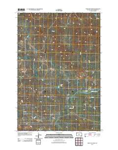 2012 Map of Sheep Pen Draw, 2012 Print