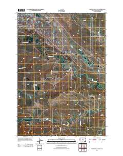 2012 Map of Sourdough Flats, 2012 Print