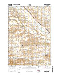 2015 Map of Sourdough Flats, 2015 Print