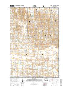 2015 Map of Square Top Butte, 2015 Print