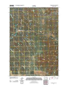 2012 Map of Standing Butte, 2012 Print