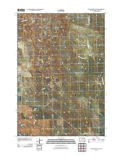 2012 Map of Standing Butte SW, 2012 Print