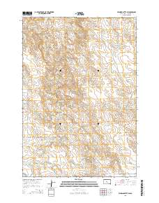 2015 Map of Standing Butte SW, 2015 Print
