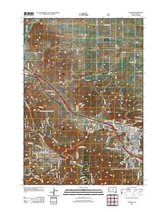 2012 Map of Sturgis, 2012 Print