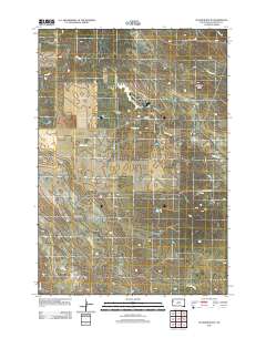 2012 Map of Sulphur Butte, 2012 Print