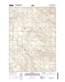 2015 Map of Sulphur Butte, 2015 Print