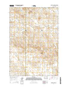 2015 Map of Table Top Butte, 2015 Print