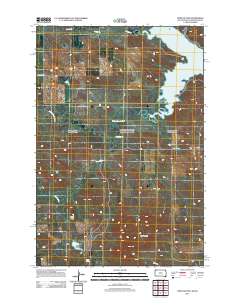 2012 Map of Tepee Buttes, 2012 Print