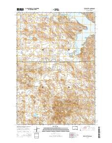 2015 Map of Tepee Buttes, 2015 Print