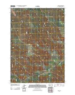 2012 Map of Teton, 2012 Print