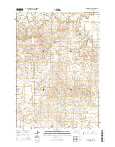 2015 Map of Thompson Lake, 2015 Print