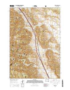 2015 Map of Tilford, 2015 Print