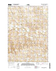 2015 Map of Tomato Can Buttes, 2015 Print