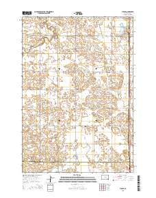 2015 Map of Tulare, 2015 Print