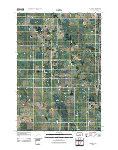 2012 Map of Tulare SE, 2012 Print
